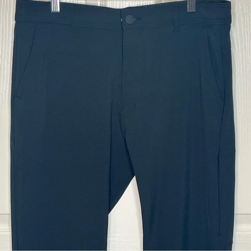 Hurley Black Flat Front Pants Mens Sz 32 X 32 Straight Leg